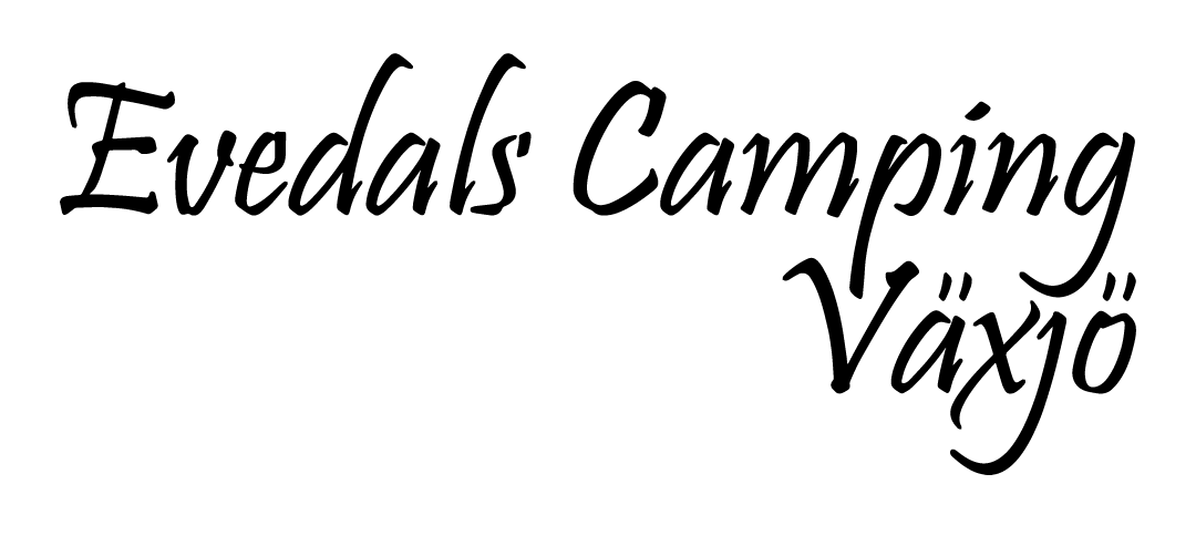 Evedals Camping-logotyp-svart
